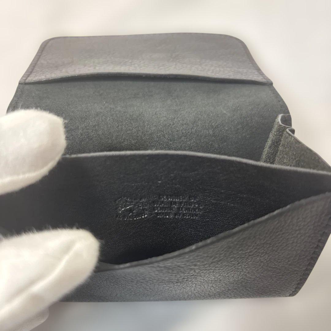 美品✨イルビゾンテ　IL BISONTE ブラック　名刺入れ　本革