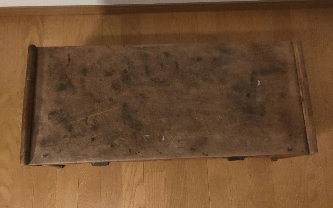 アンティーク 木製 文机 引出し2つ付 和製 昭和レトロ ローテーブル 座机