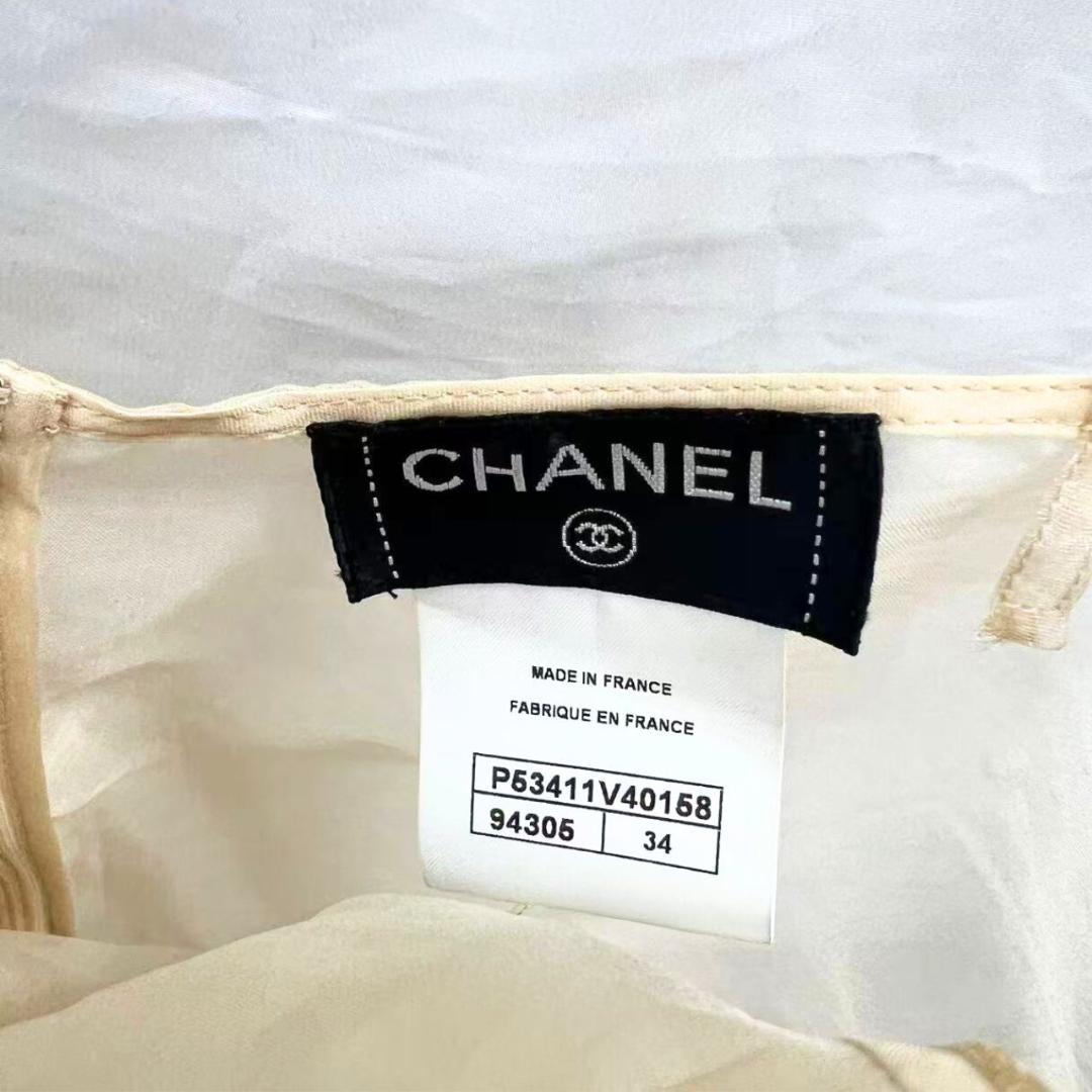 CHANEL シャネル キャミソール ベージュ シースルー