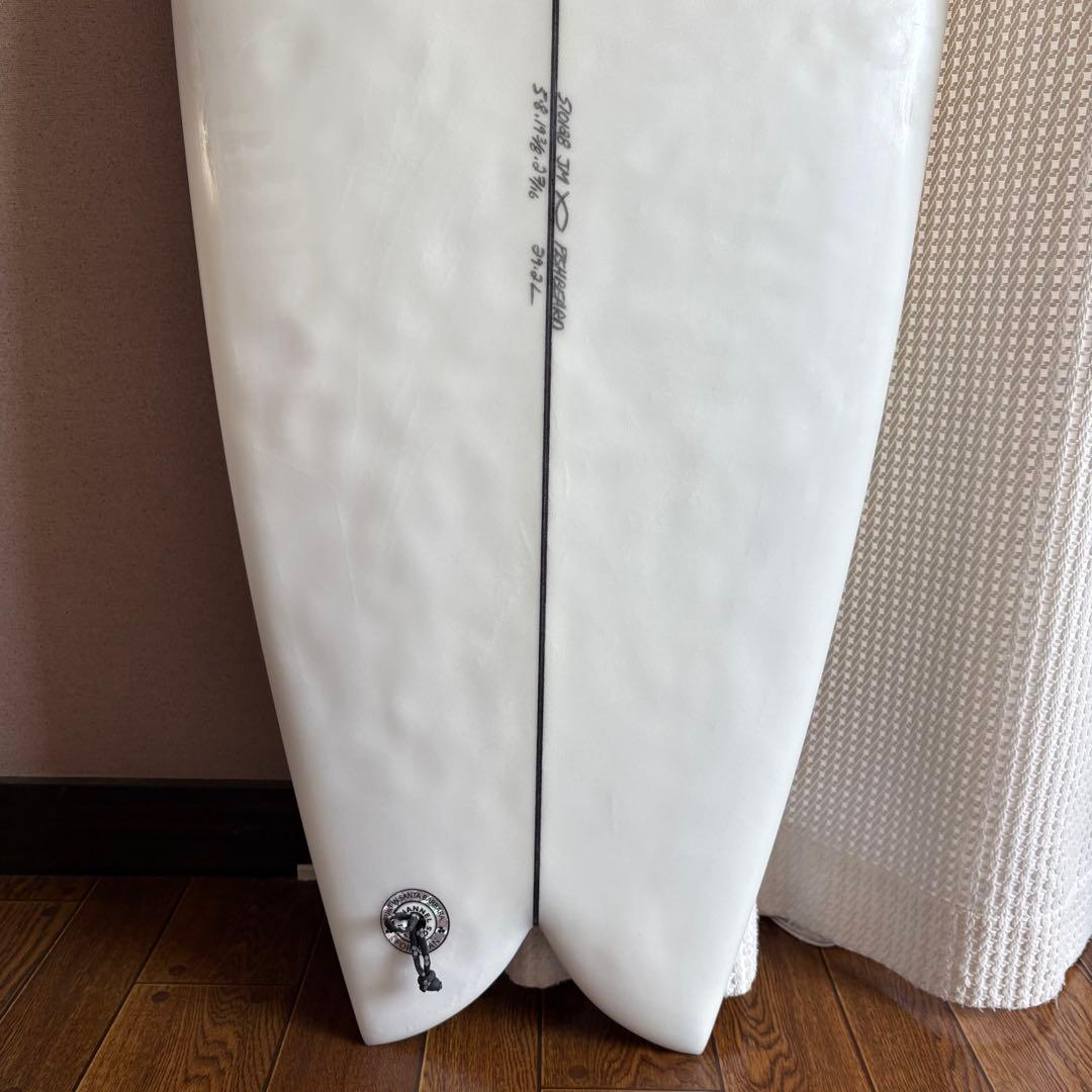 アルメリック サーフボード フィッシュべアード　フィンニットケース付