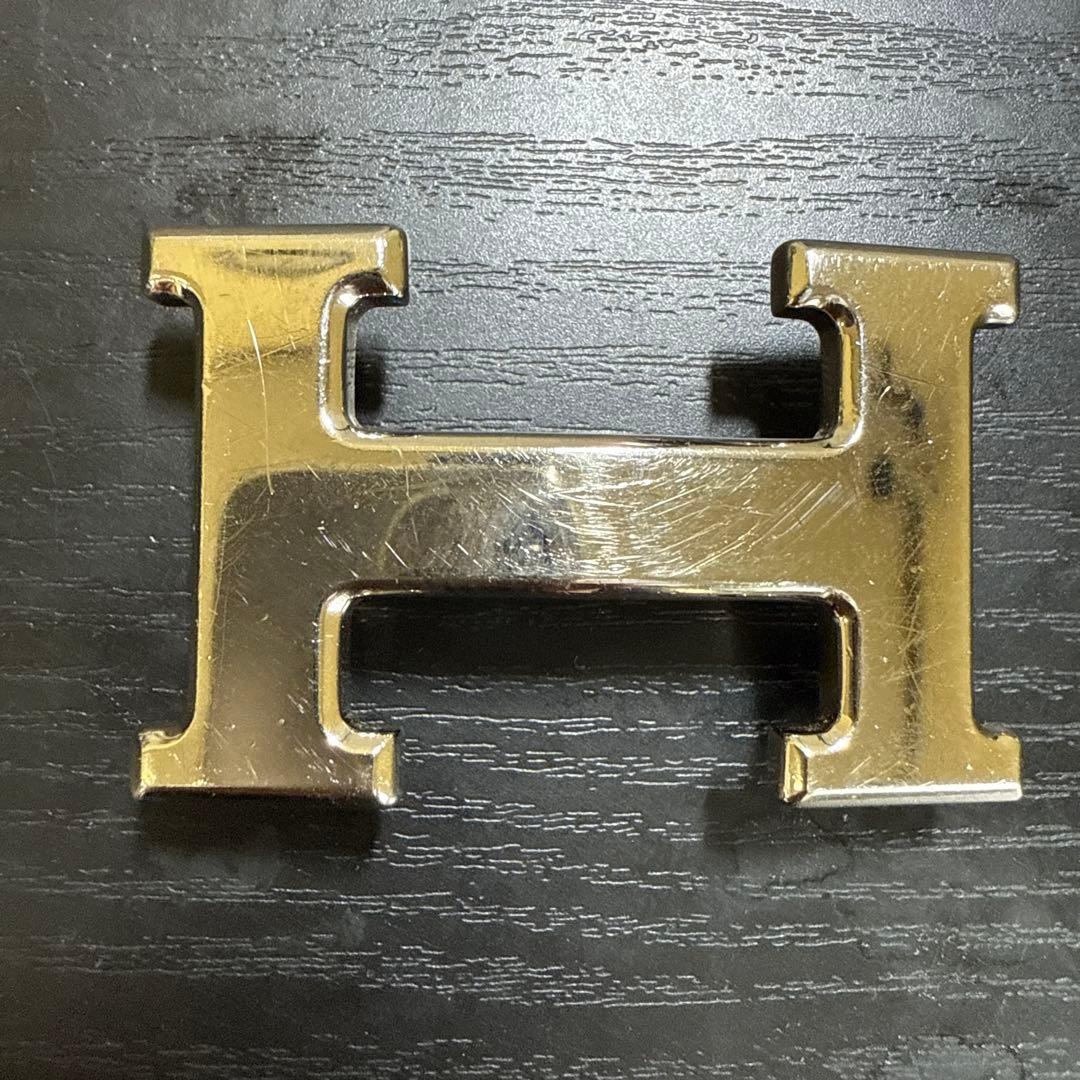 HERMES エルメスコンスタンスリバーシブルベルト70シルバーカラーバックル