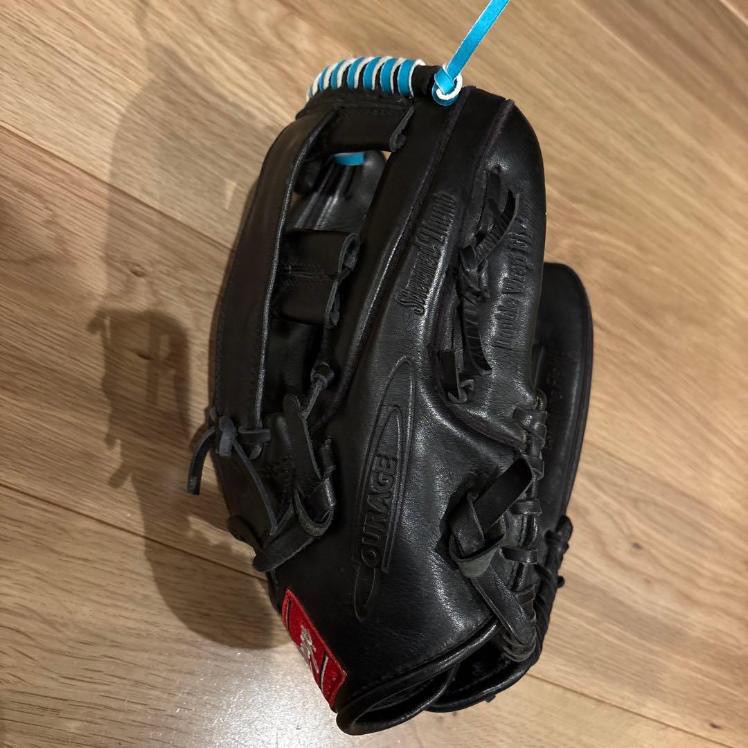 Rawlings 軟式用グローブ ブラック