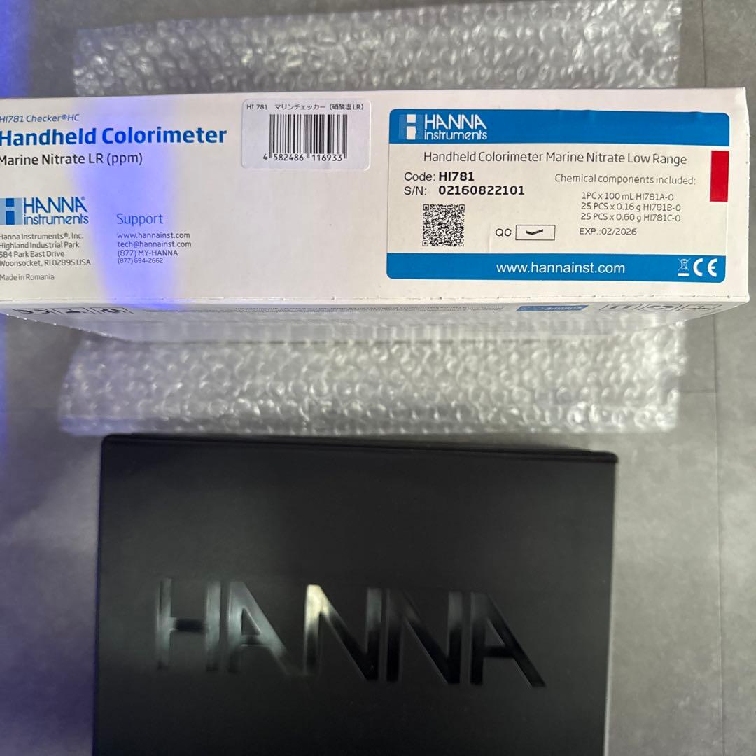 HANNA 硝酸塩チェッカーHI 781