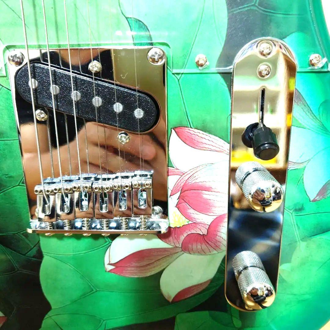 Bullfighter テレキャスタータイプ エレキギター‼️グリーン色‼️