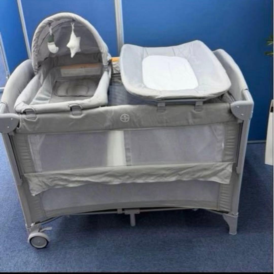 0120-0015g多機能ベビーベッド 折り畳み式プレイヤード