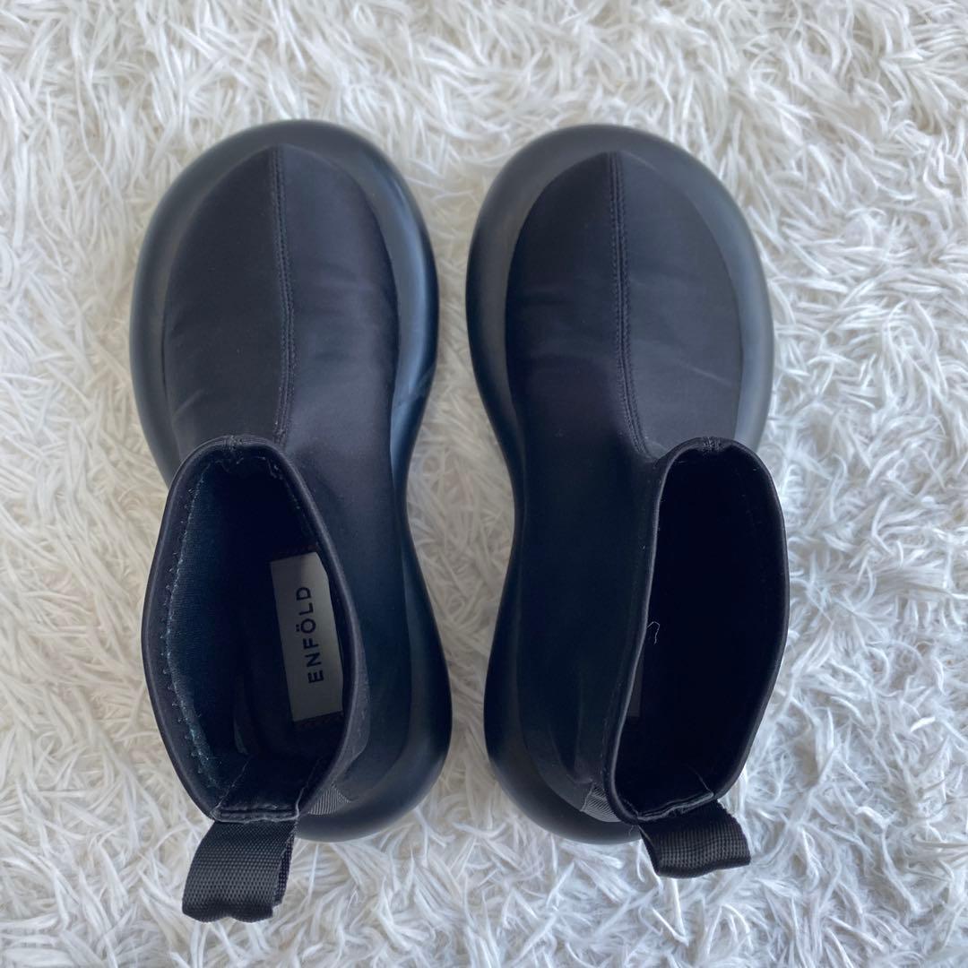 ENFOLD エンフォルド　ブーツ　厚底　ブラック　黒　36 23cm相当