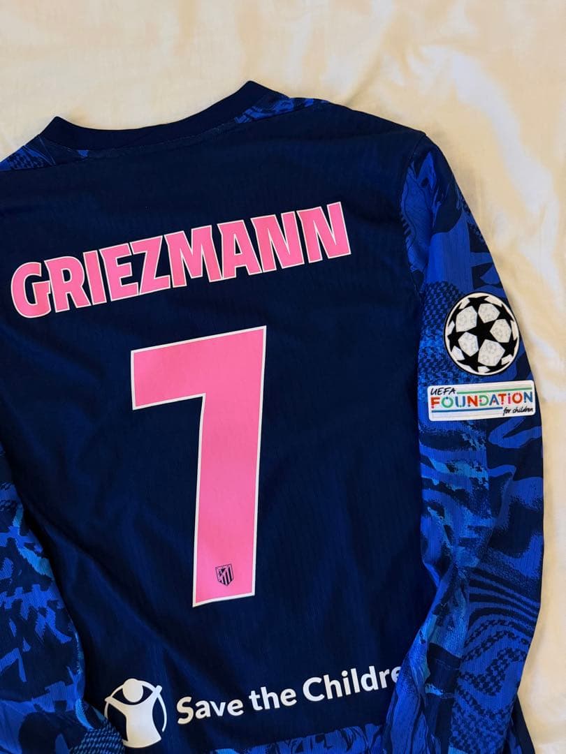 【選手支給品】アトレティコマドリード グリーズマン 長袖 ユニフォーム