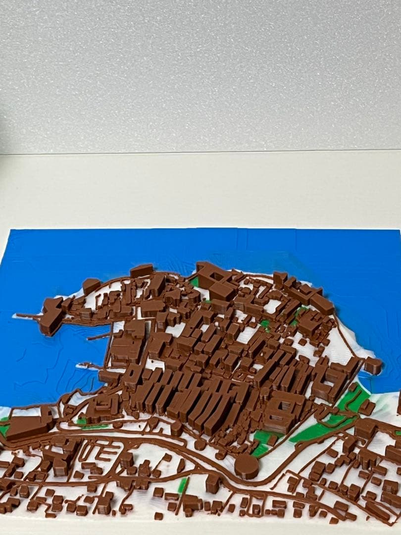 クロアチア ドゥブロクニク旧市街 のミニチュアジオラマ