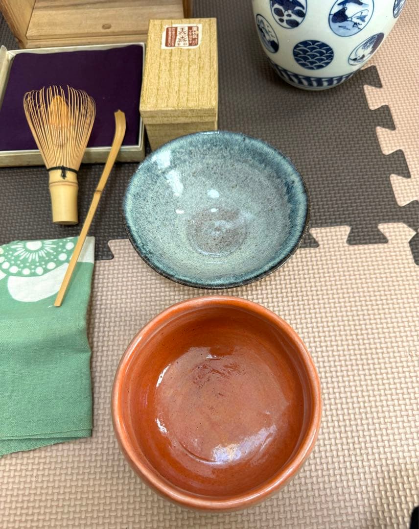 茶道具セット　棗　茶碗　茶杓　長期保管品