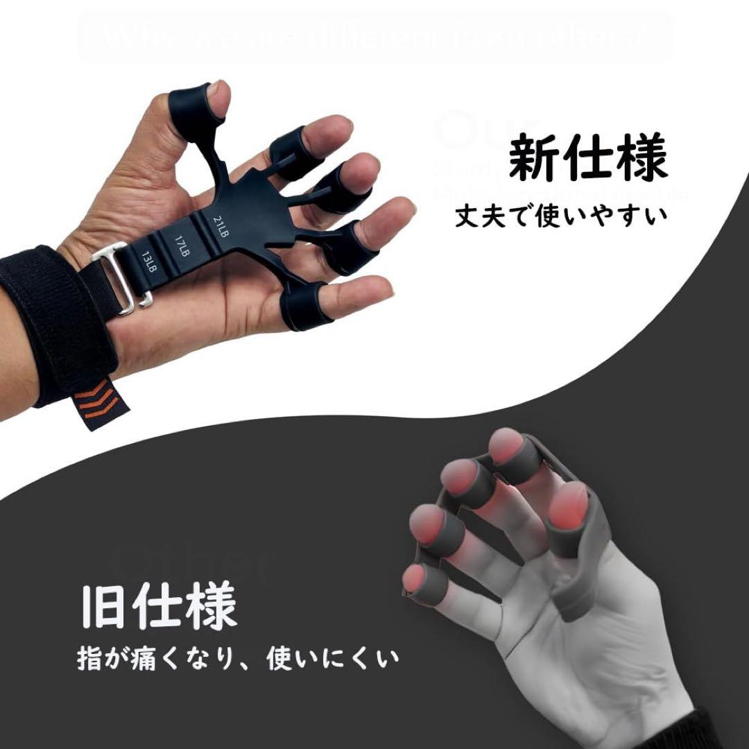 ハンドグリップ フィンガーパワー 2個セット 指トレーニング 握力