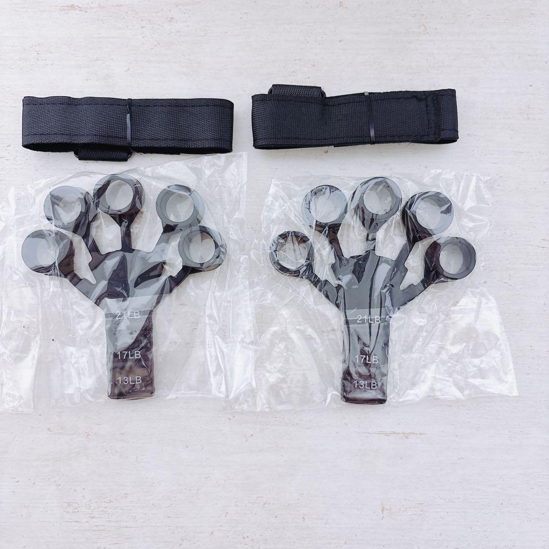 ハンドグリップ フィンガーパワー 2個セット 指トレーニング 握力