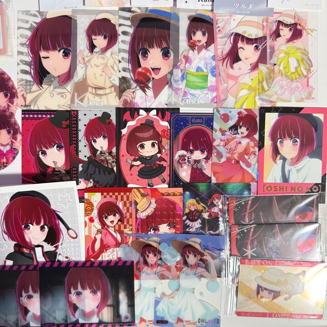 推しの子 有馬かな 缶バッジ チェキ アクスタ サンリオ ステッカー セット