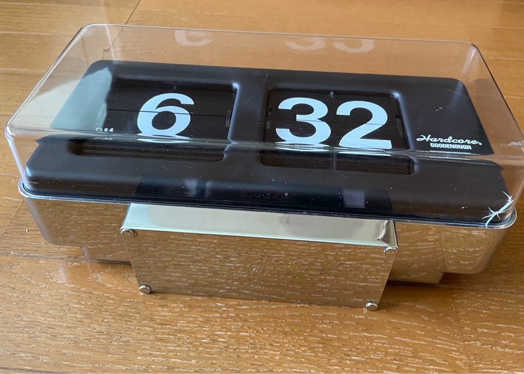 goodenough グッドイナフ ハードコア　ダブルネーム置き時計