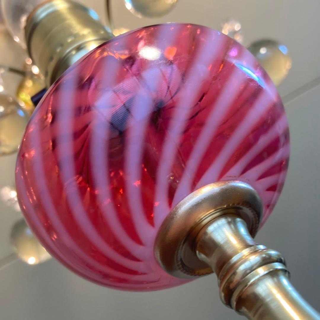 フェントン（ダイヤモンド）1940年　ランプスタンド　オパールセント