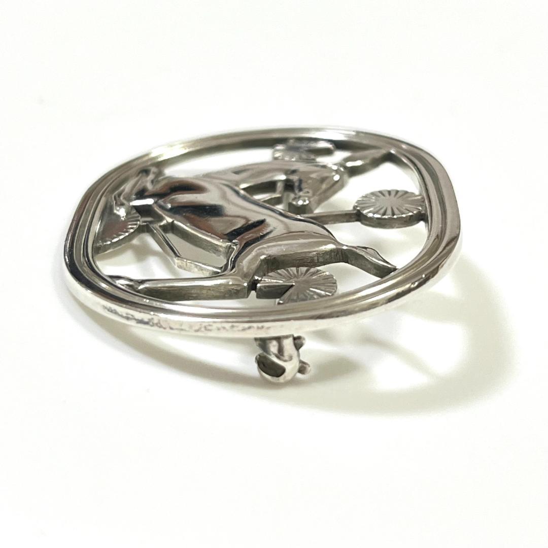   ジョージジェンセン　ブローチ 鹿　モチーフ