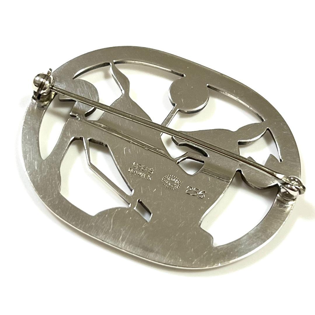   ジョージジェンセン　ブローチ 鹿　モチーフ