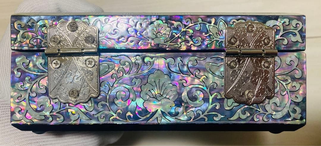 ⭐︎新品・40400円⭐︎螺鈿漆器（らでん）ジュエリーボックス　小物入れ