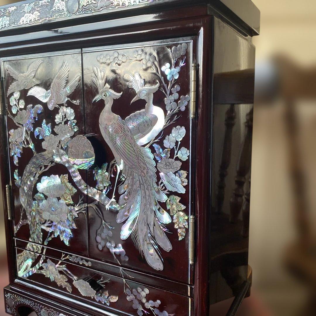 韓国　本物　螺鈿工芸品　ジュエリーボックス