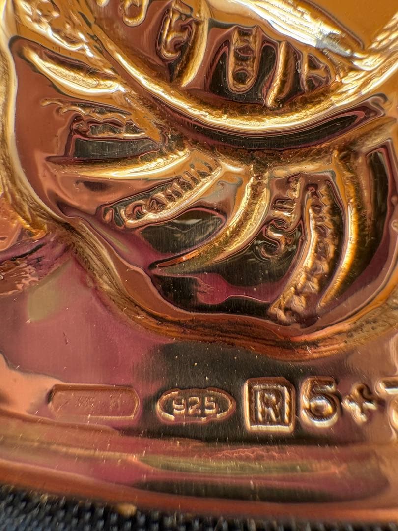 【イタリア老舗】スターリングシルバー925装飾 アドレス帳 未使用 本物刻印あり