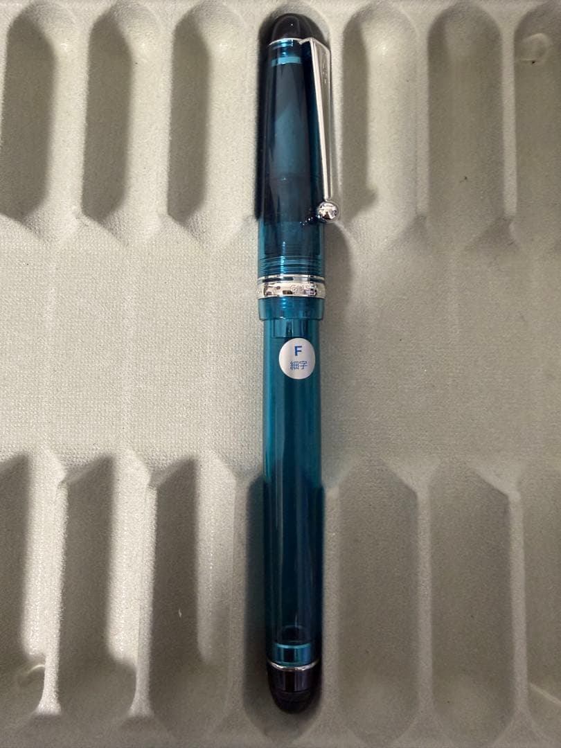 ※新品未使用 PILOT 万年筆 カスタム74 ターコイズグリーン F