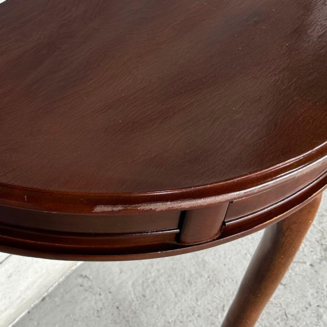 ★90s★猫脚 半円コンソールテーブル｜COGIT｜電話台｜花台｜クラシック家具