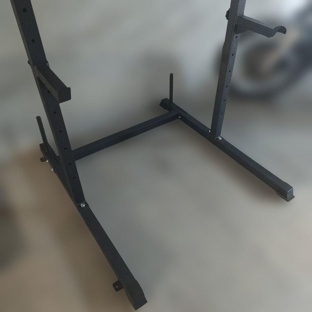 ホームジムWASAI 9段階高さ調整 BIG3バーベルラック＋チンニングスタンド