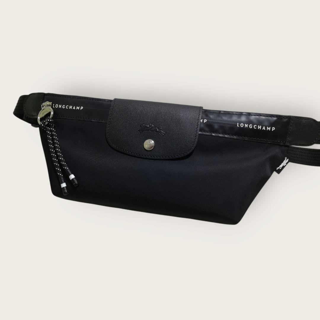 ロンシャン ル プリアージュ エナジー ベルトバッグ 軽量 黒