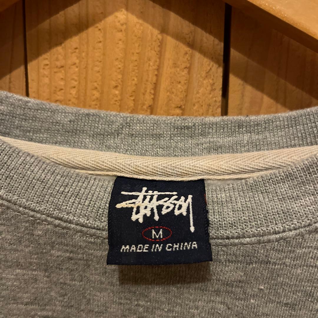 OLD STUSSY EXPLORER グレー スウェット紺タグ