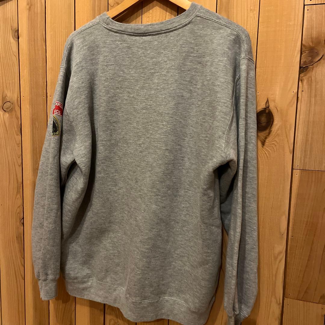 OLD STUSSY EXPLORER グレー スウェット紺タグ