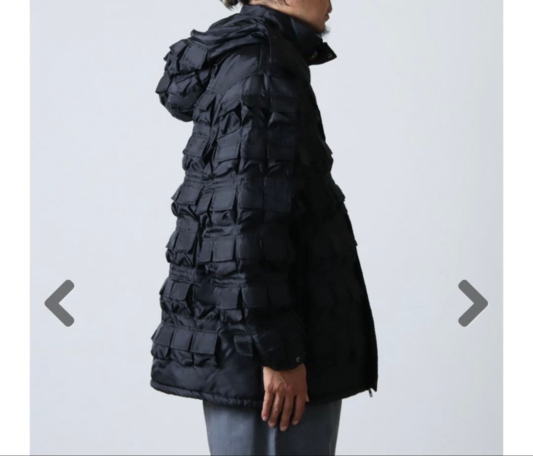 is-ness PARASITE PADDING JACKET ブラック