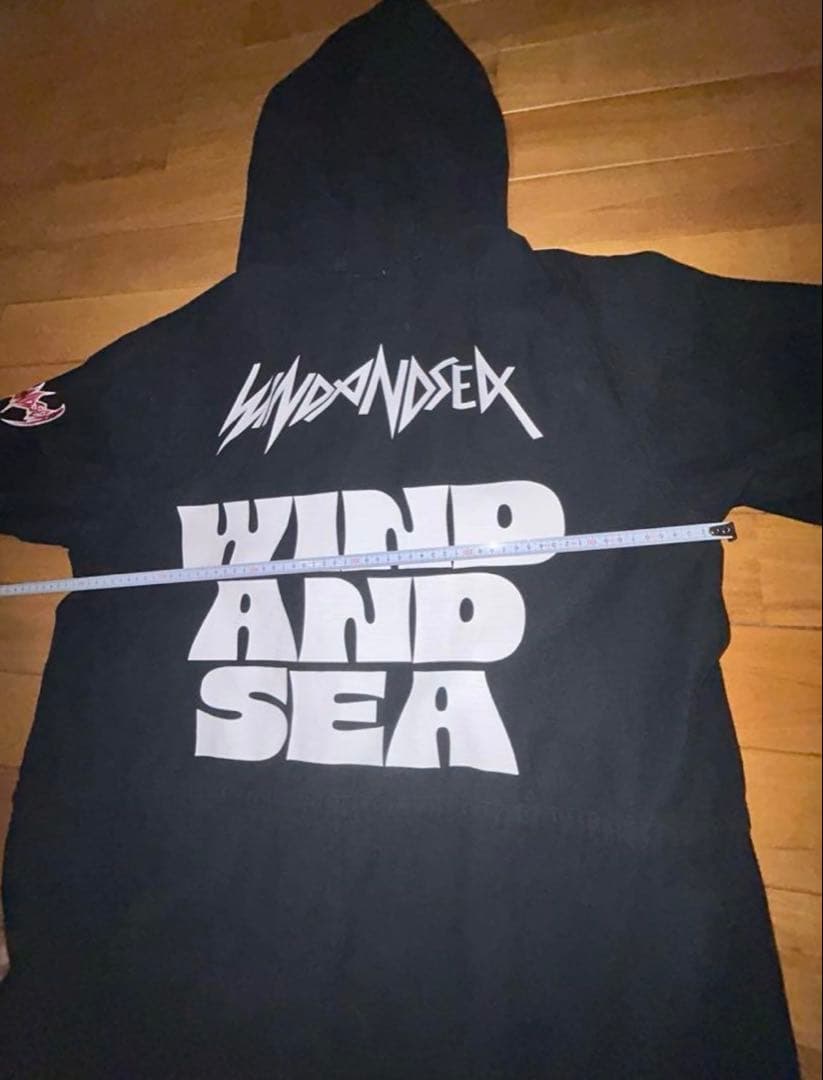 再再値下げ！WIND AND SEA ブラックモッズコート　希少XL