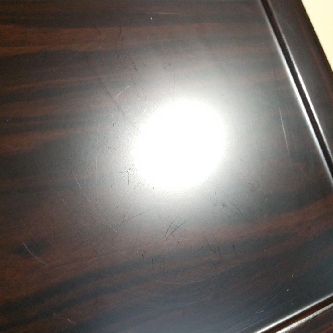 唐木 黒檀 高卓 透かし彫り唐木台 香炉台 花台 飾台