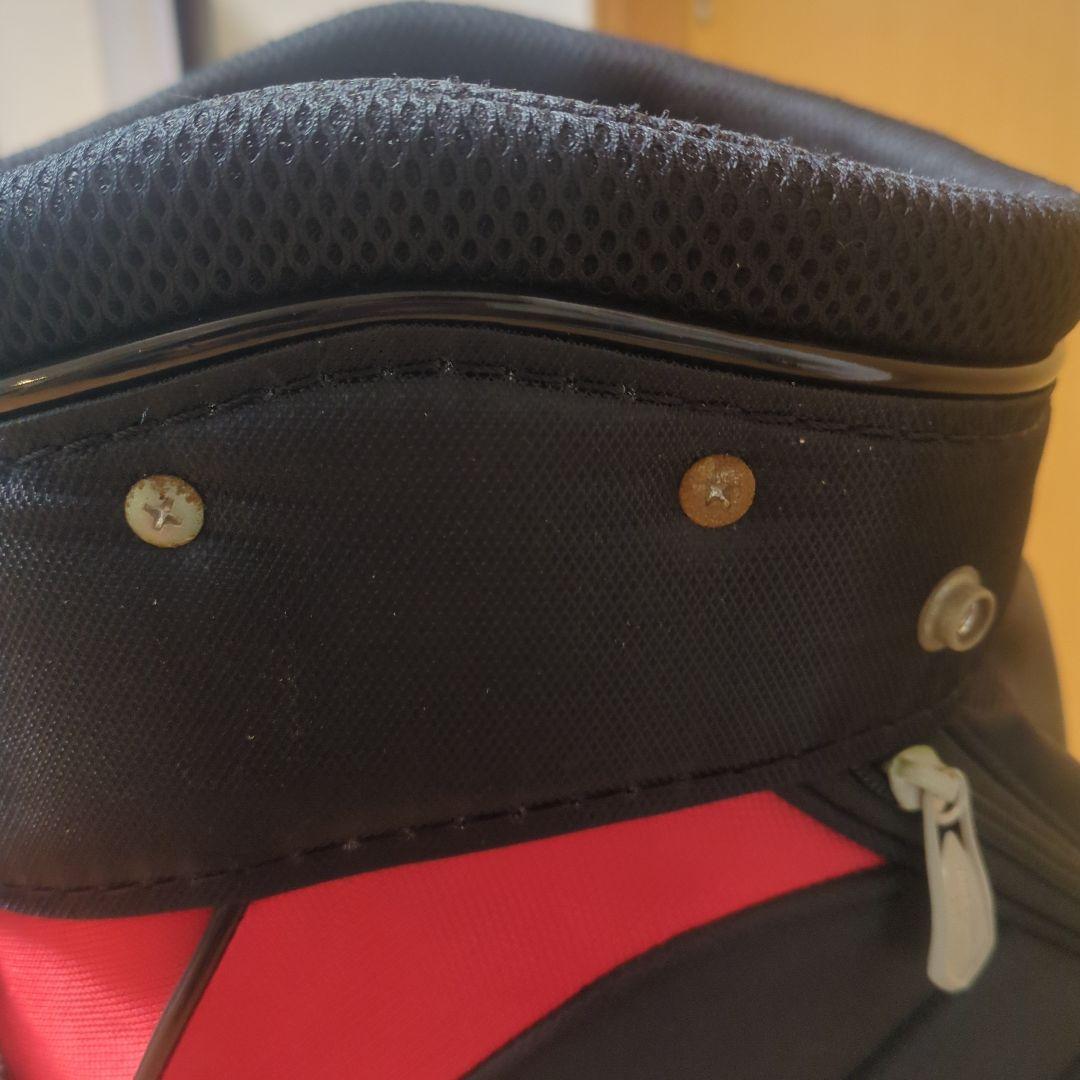 BRIDGESTONE ゴルフ キャディバッグ ブラック/レッド