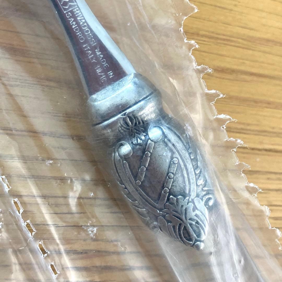 イタリア製カトラリー クリアカラー サラグレース フォークスプーンナイフセット