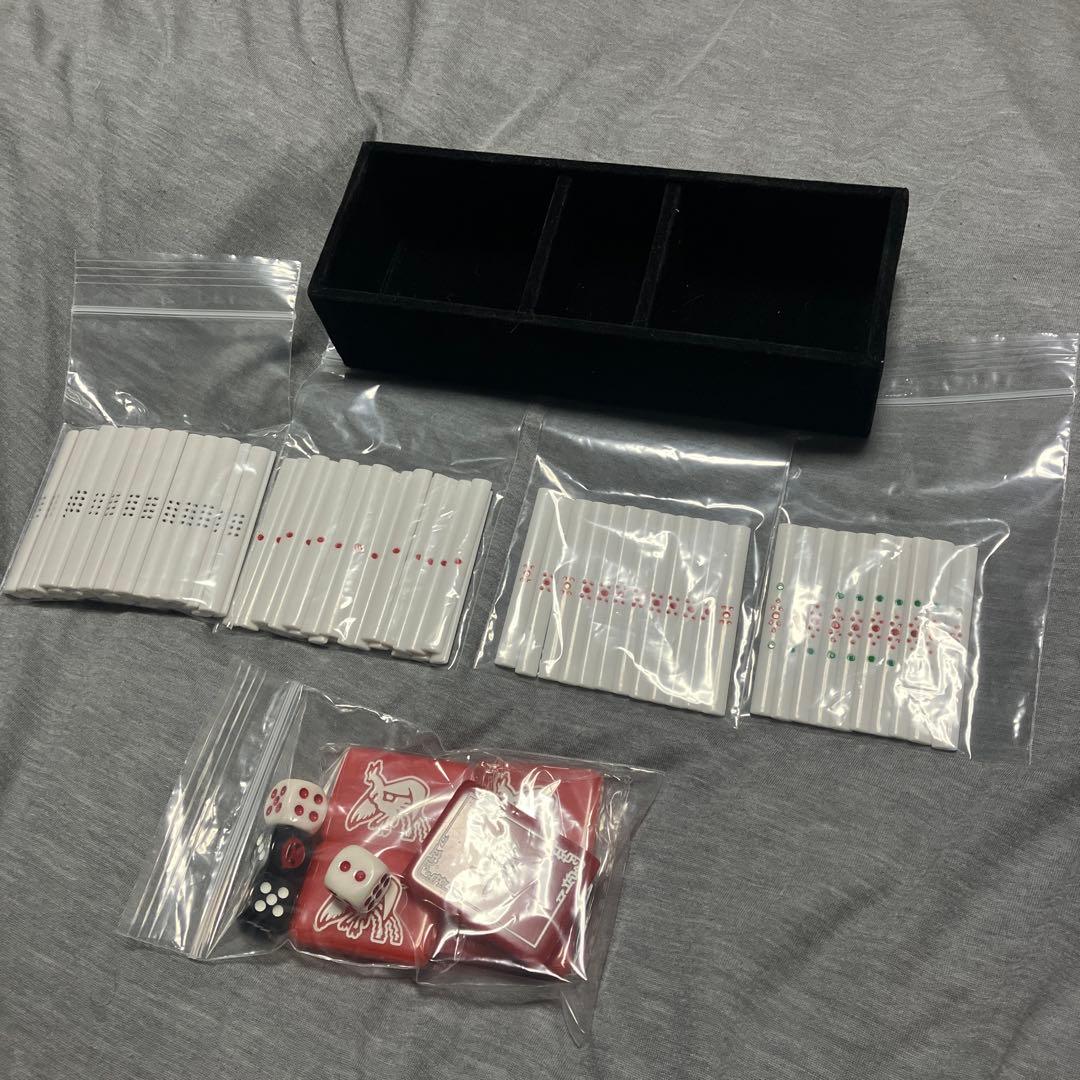 ff14 ドム式　麻雀牌　セット　マット付き