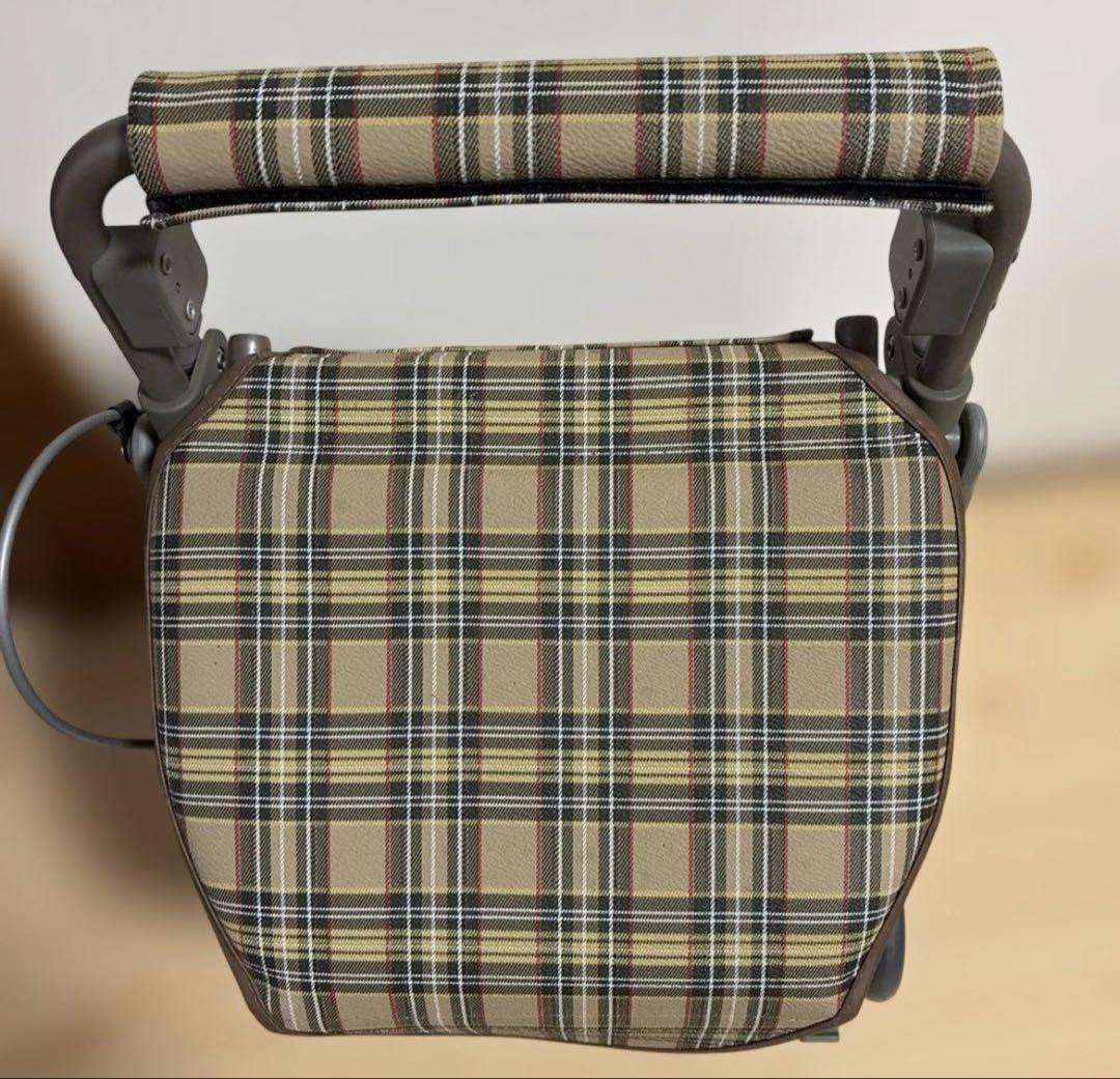 新品未使用！島製作所 リズムRWC ブラウン　手押し車シニアカー歩行器