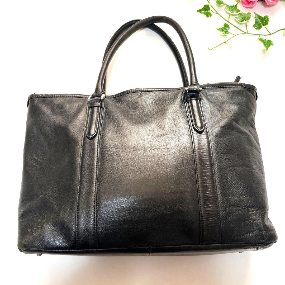 SEEKER 本革 レザー 大容量 ビジネスバッグ ブリーフケース