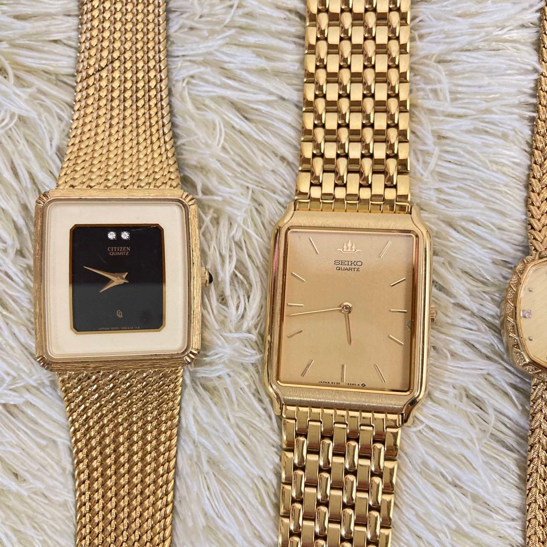 【まとめ】腕時計セット レディース メンズ ジャンクSEICO シャリオール他