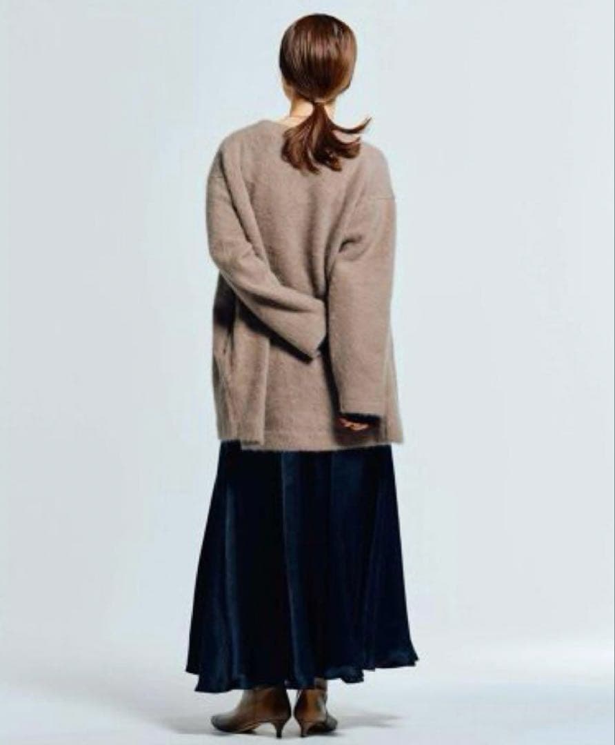 IENA イエナ フォックスカシミヤVネック カーディガン ベージュ