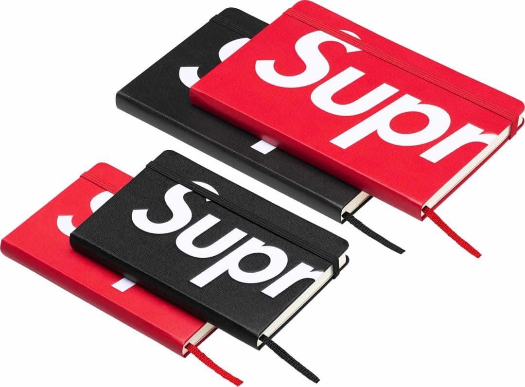 Supreme®/Moleskine® Notebooks 3冊セット