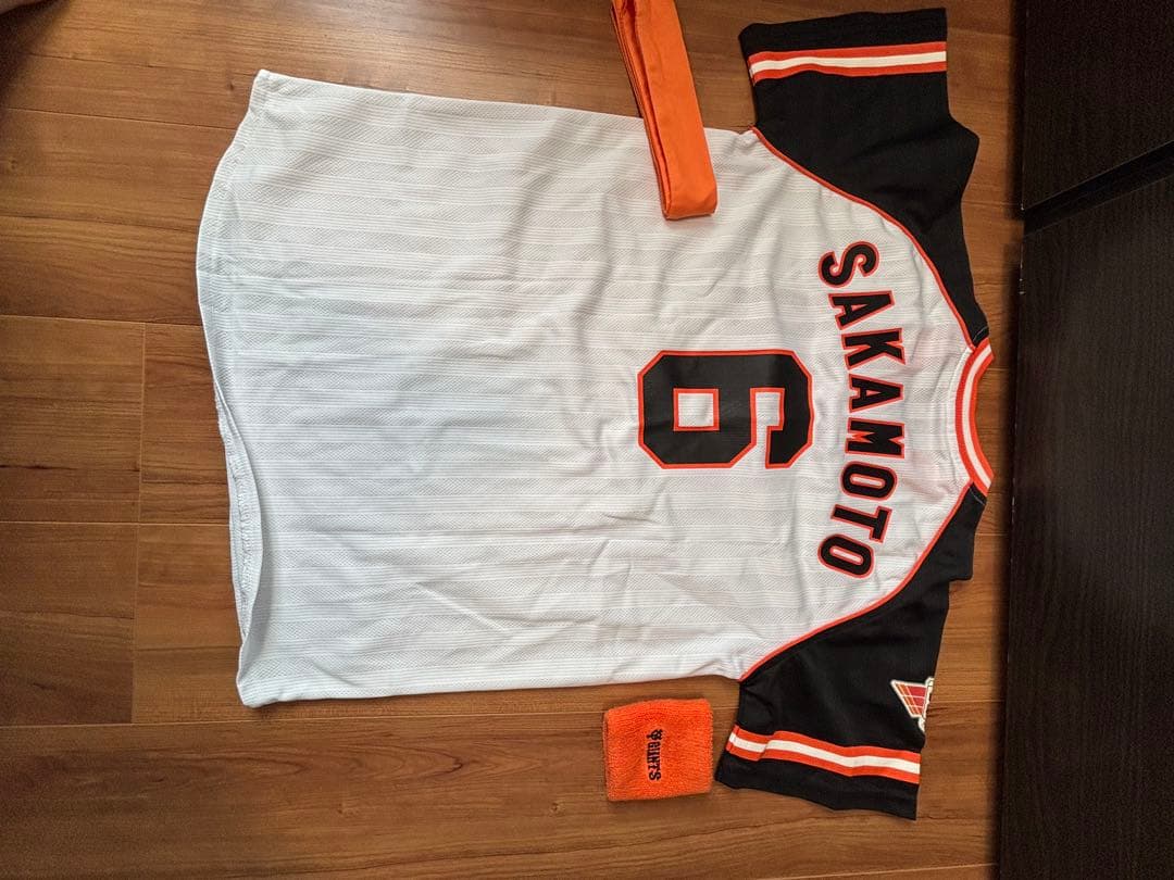 読売ジャイアンツ　ユニフォーム 坂本勇人6番 リストバンド　はちまき