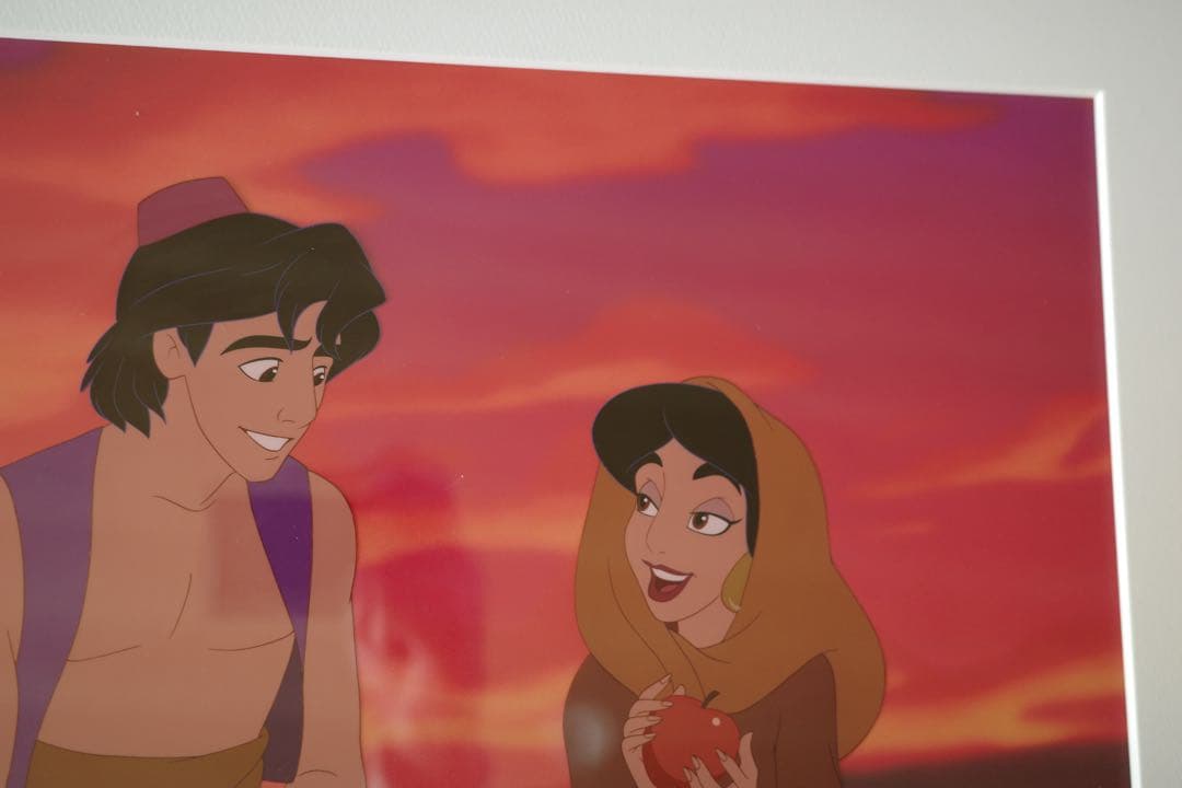 アラジン＆ジャスミン【Sunset Romance】サンセットロマンス　セル画