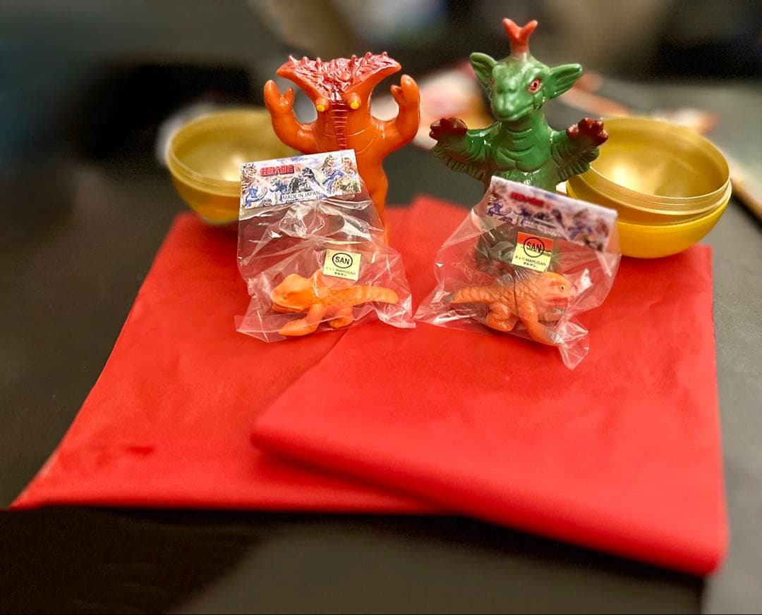 「マルモン フェスト」マルパペ➕マルガチャ「4個セット」ソフビ MARUMON