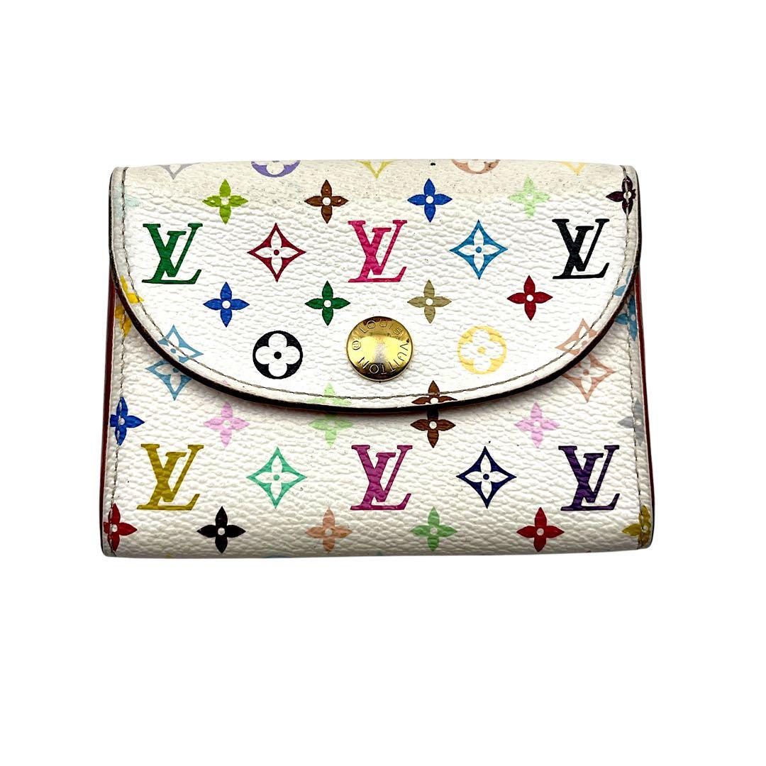 【微美品】LOUIS VUITTON　マルチカラー　名刺入れ　アンヴェロップ
