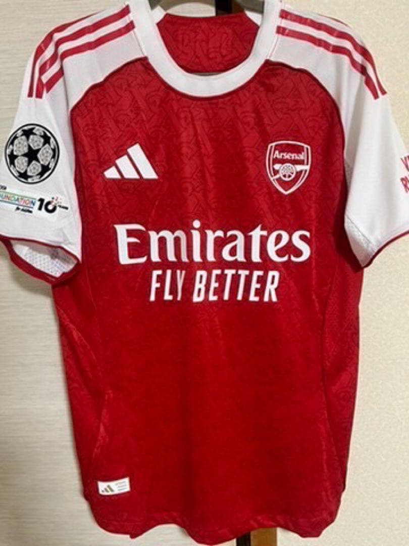 【新品未使用】アーセナル　ダウマン　25/26　CL仕様　ユニフォーム　選手仕様