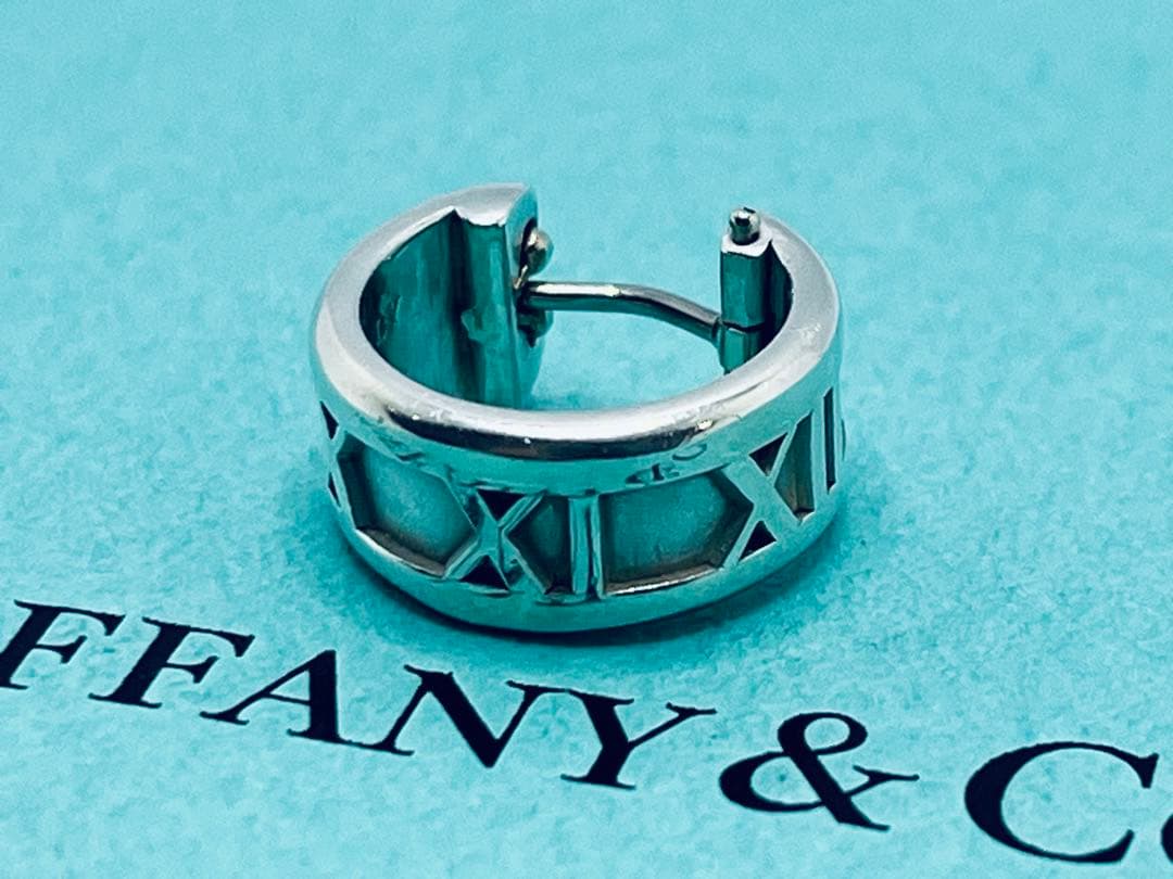 h617 オールド　ティファニー　1995 アトラス　フープ　ピアス　片耳925