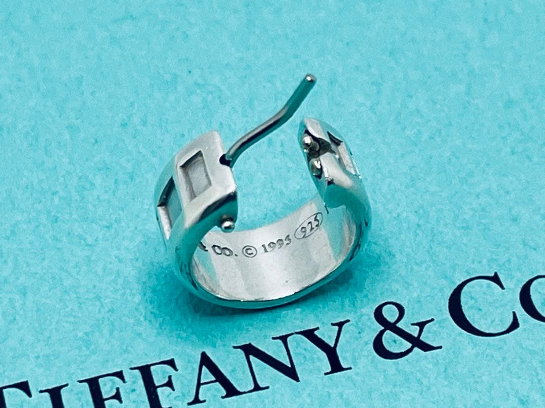 h617 オールド　ティファニー　1995 アトラス　フープ　ピアス　片耳925