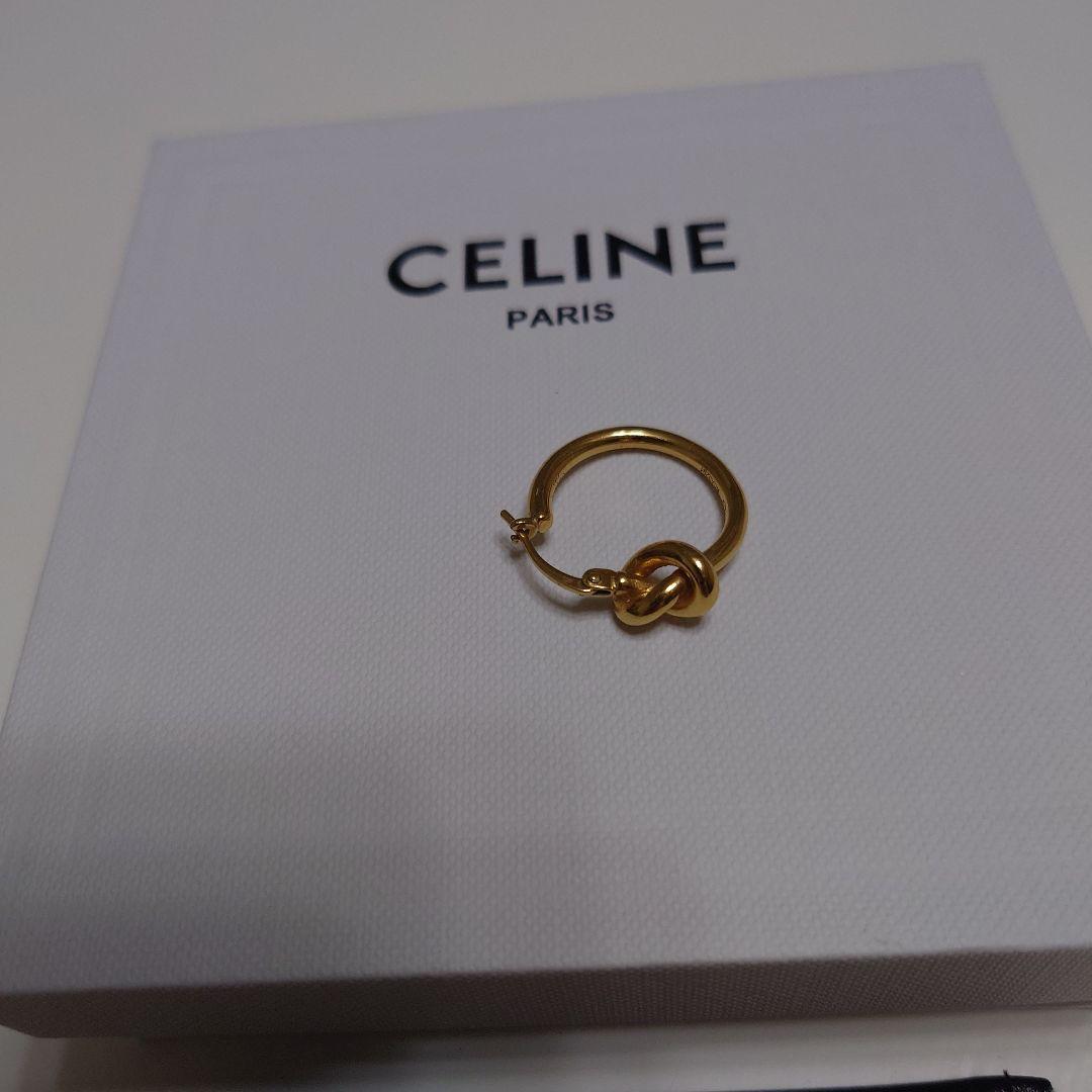 CELINEノット スモール フープ ピアス（片耳）