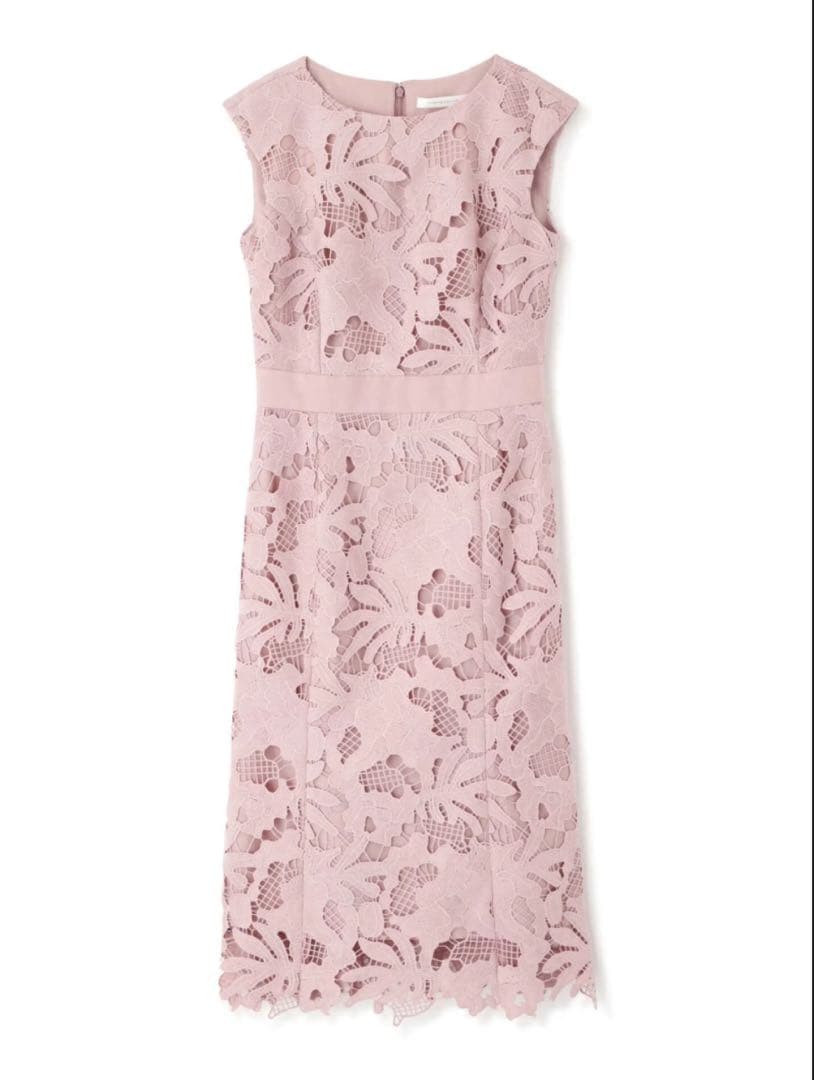 【新品】PINKY&DIANNE フラワーケミカルレース マーメイド ワンピース