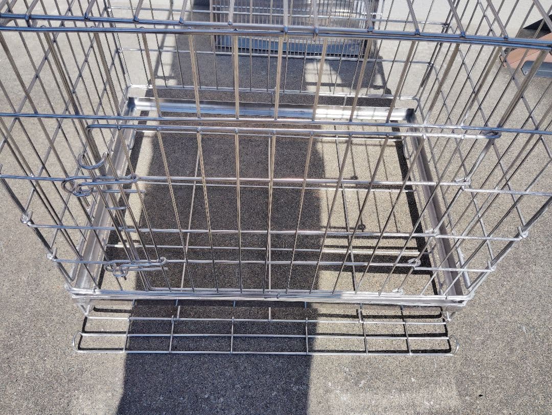 お値下げ、ハチコウ ステンレスケージＭ−ＳＯＰ 長面開 美品